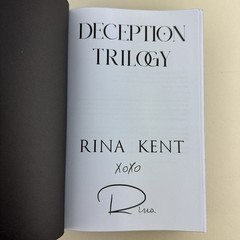 Rina Kent Deceptions Trilogy After Dark Bookshop Special Edition + Art Prints