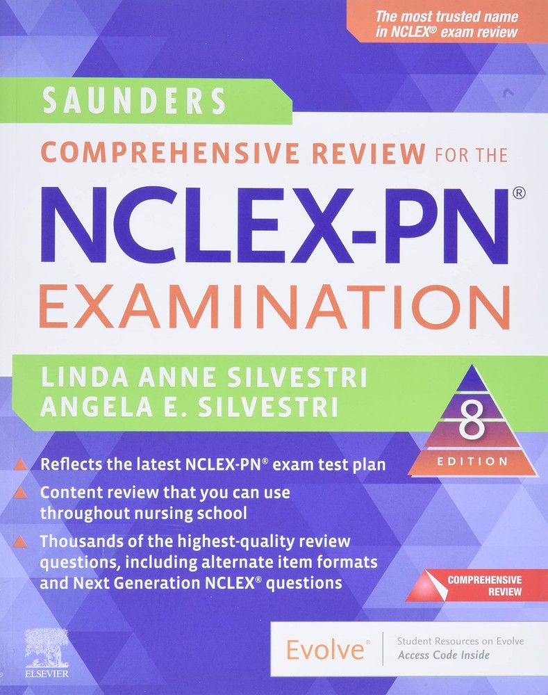 Saunders Comprehensive Review for the NCLEX-PN® Examination – paperback Sil…