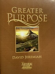 Greater Purpose By David Jeremiah Daily Devotional Leather Gold Edged Pages