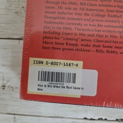 How to Win When the Roof Caves In Bill Glass Hardcover New Sealed 080071587X