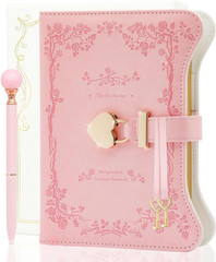 hi! SCI Diary with Lock and Keys for Girls & Women, 360 Pages Journal with Lock