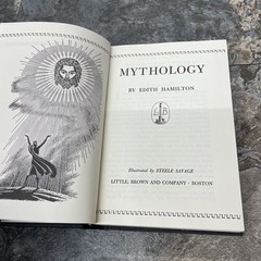 Mythology By Edith Hamilton – 1st Edition 1942 – HC/DJ