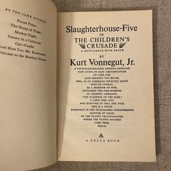 Slaughterhouse-Five by Kurt Vonnegut Jr. 1969 Delta Paperback 3rd Printing