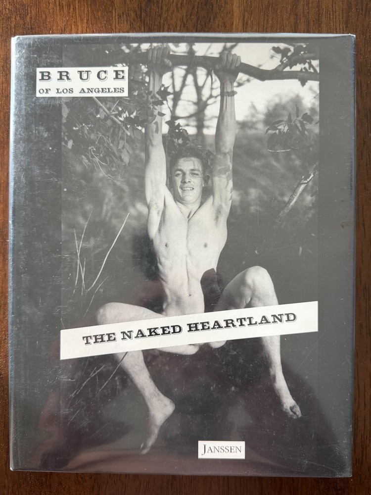 The Naked Heartland by Bruce of Los Angeles Male Nudes Book, RARE, Near Mint