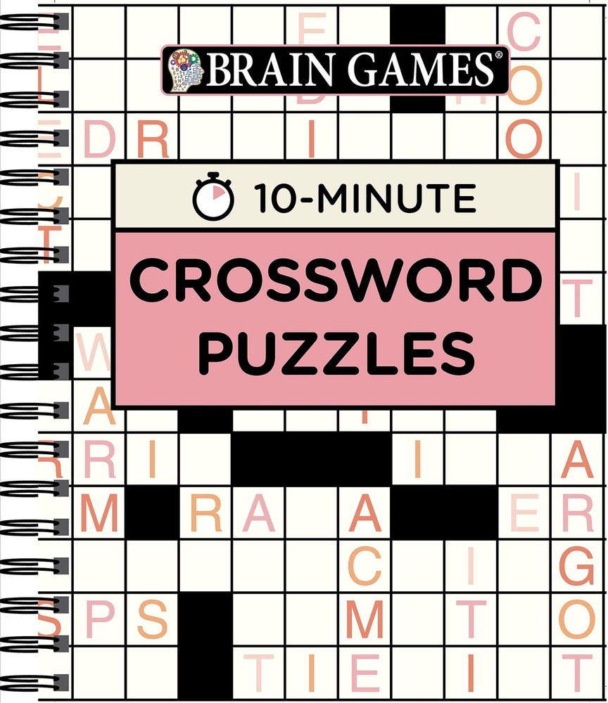 Brain Games – 10 Minute: Crossword Puzzles (Pink) (Volume 2)