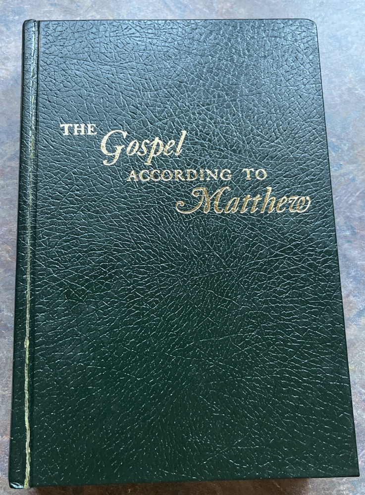 The Gospel According to Matthew Vol II Oliver B Greene 1st Edition (Hardcover)