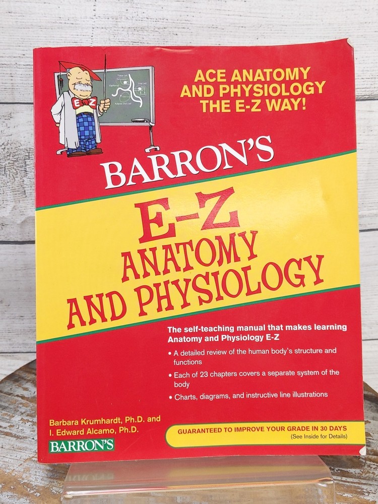 E-Z Anatomy and Physiology (Barron’s Easy Way) Paperback Book