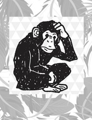 Save the primates Coloring book for Adults Teens 108 Pages 8.5 x 11 for All Ages