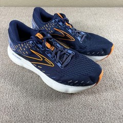 Brooks Glycerin 20 Running Shoes Mens Size 11.5 Navy Orange Cushioned