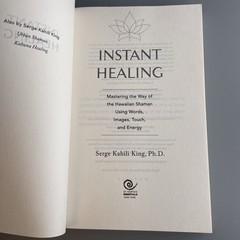 Instant Healing Serge Kahili King PB Hawaiian Shaman Energy Healing Spiritual