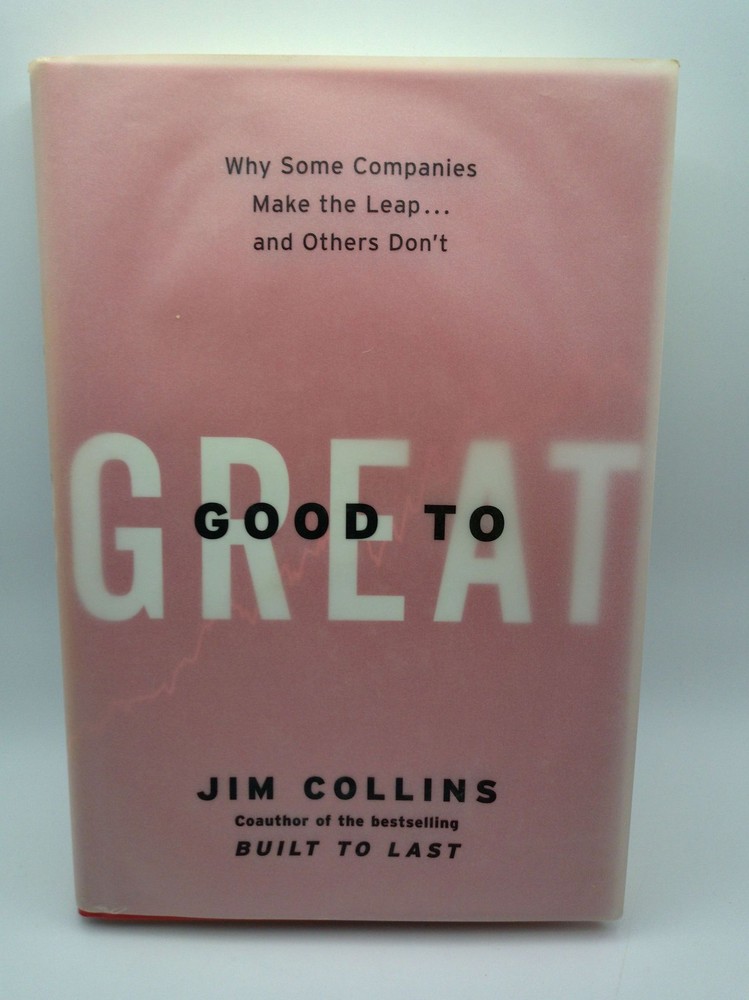 Jim Collins Good to Great Hardcover 1st Edition 2001 Business Leadership
