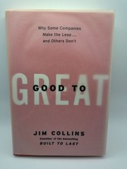 Jim Collins Good to Great Hardcover 1st Edition 2001 Business Leadership