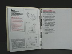 Johnson & Johnson First Aid Book, 1985 Hard Cover 174 Pages