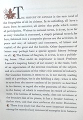 1941 1st Edition “Canada The Foundations of Its Future” Hardback Stephen Leacock