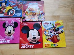 Disney Mickey Mouse Children’s HC Book Lot Disney Junior Play With