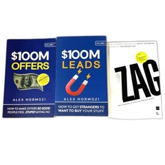 Business and Marketing book bundle $100M Offers $100M Leads Zag (10514)
