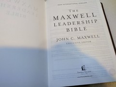 NIV Maxwell Leadership Bible Premium Bonded Leather BRAND 2011