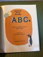 Animal Sleep Stories ABCs by Daria Tessler (2012, Hardcover) First Edition