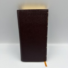 Holy Bible King James Version Barbour 2003 Burgundy Mini Leather Bound Pocket