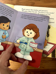 2 Fisher-Price Books Michael’s Dentist Flap Book & Roger Goes to the Doctor