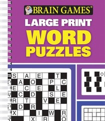 Brain Games – Large Print – Word Puzzles