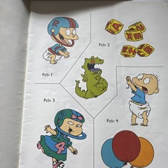 Nickelodeon RUGRATS Sticker and Coloring Book 16 PAGES/STICKERS 1997 Vintage