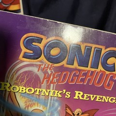 90s SEGA Sonic The Hedgehog 2 Book Lot TROLL – Robotniks Revenge Fortress Fear