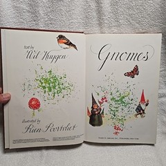 GNOMES Book By Wil Huygen & Illustrated Rien Poortvliet (1977 H.N Abrams Inc. HC