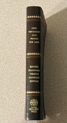 New Testament and Psalms for Men Saint Benedict Press RSV-CE Leatherette
