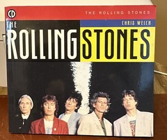 THE ROLLING STONES ILLUSTRATED 120 Pg CD Softcover Book Chris Welch UNREAD