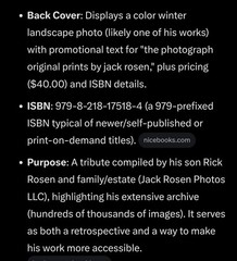 Jack Rosen Photographer Softcover Photography Book 80 Pages