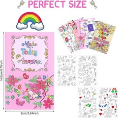30 Pcs Inspirational Coloring Book Bulk Mandala Mini Activity Books with Positiv