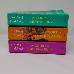 Lot of 3 Court of Wings and Ruin Mist And Fury Silver Flames by Sarah J. Maas