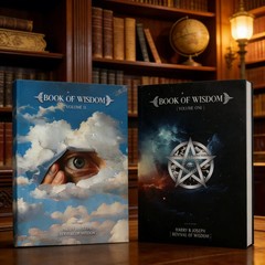 Book of Wisdom Volumes 1 & 2 by Harry B. Joseph 2-Book Spiritual Set USA Stock