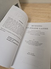 USED Running An Engine Lathe Fred H. Colvin Classic Book Shop Manual Learn Metal