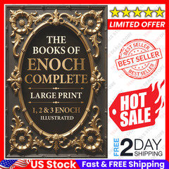 The Books of Enoch Complete LARGE PRINT (Illustrated): 1, 2 & 3 Enoch with Authe