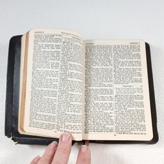 Holy Bible Pronouncing National Bible Press Undated Leather Authorized KJV
