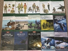 Lot of 28 Osprey Elite Warrior Combat Raid Series Illustrated Military War Books