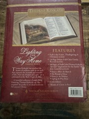 NKJV Thomas Kinkade „Lighting the Way Home” Family HOLY BIBLE Red Letter Edition