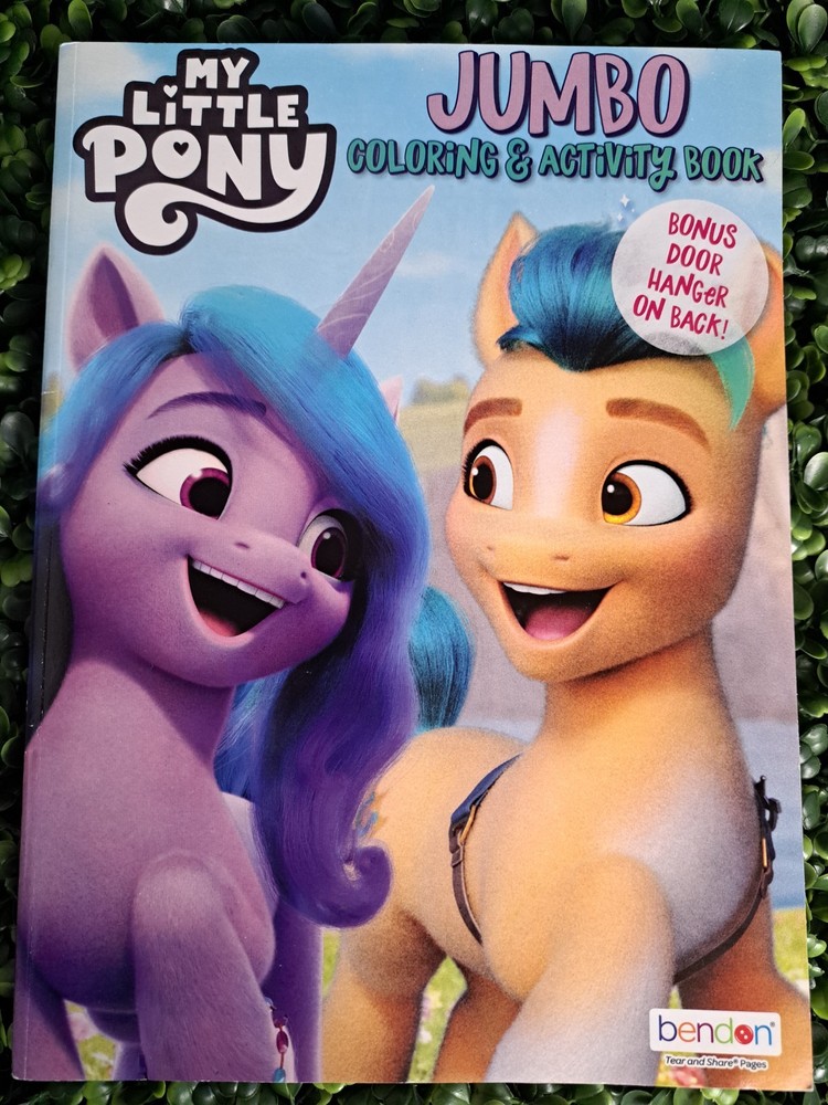 My Little Pony Jumbo Coloring &Activity Book 2022 With Door Hanger Brand New