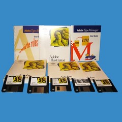 Adobe Illustrator 4 for Windows — 5.25″ Discs — Manuals in Slipcase