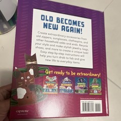 Capstone Upcycle Your Accessories! Hardcover Craft Book Ages 4-8