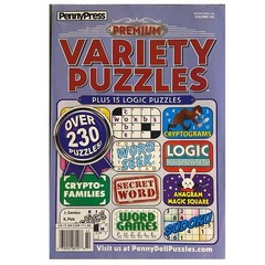 VARIETY PUZZLES PennyPress Premium Volume 142 DECEMBER 2025 Over 230 Puzzles!
