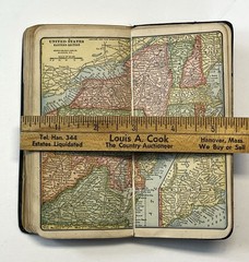 1914 Pocket Dictionary Grand Island Business College Nebraska w/Maps & More RARE