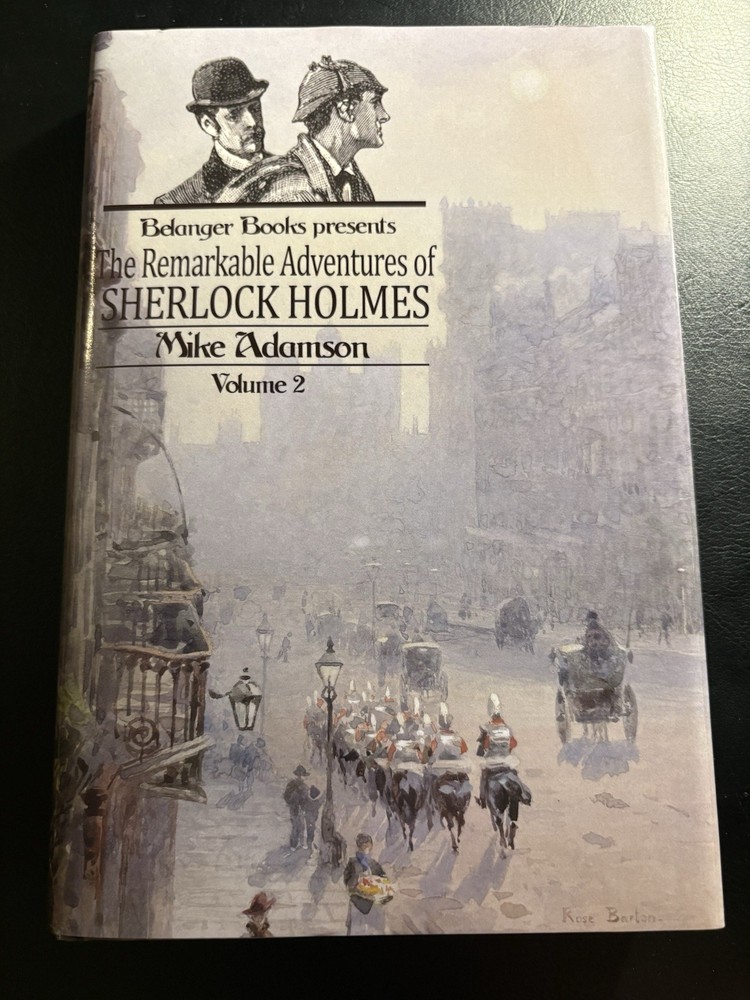 Remarkable Adventures Sherlock Holmes Vol 2 Mike Adamson HC Kickstarter Edition