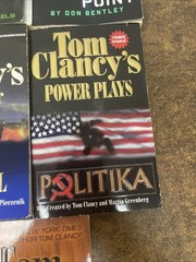 Tom Clancy Military Thriller Book Lot 8 PB HC Jack Ryan ACTION Spy Fiction