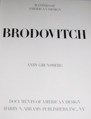 Brodovitch hardback design book 9.25 in. X 12.25, mint condition