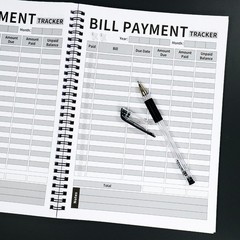 2PCS Monthly Bill Payment Checklist: Bill Tracker Notebook, the 4-Year Guide