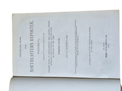 Northeastern Reporter Vols. 50 & 51 (1898–1899) Antique Law Books Leather Set 2