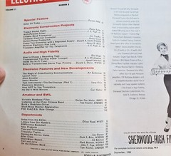  3 POPULAR ELECTRONICS MAGAZINES – 1959, 3 issues March, August, September